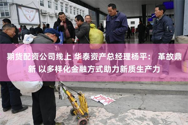 期货配资公司线上 华泰资产总经理杨平： 革故鼎新 以多样化金融方式助力新质生产力