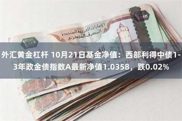 外汇黄金杠杆 10月21日基金净值：西部利得中债1-3年政金债指数A最新净值1.0358，跌0.02%
