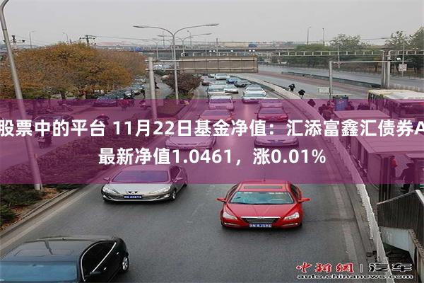 股票中的平台 11月22日基金净值：汇添富鑫汇债券A最新净值1.0461，涨0.01%