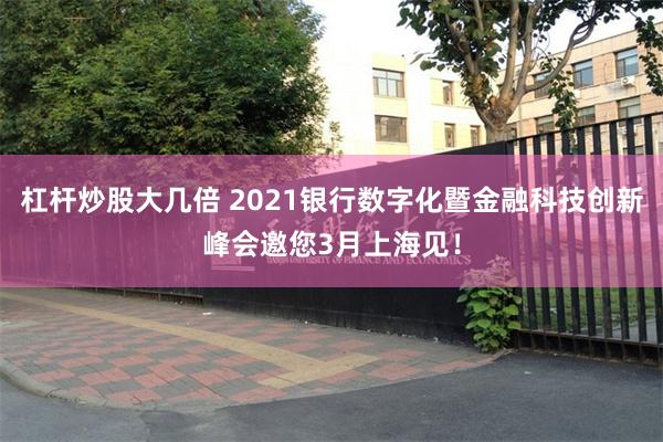 杠杆炒股大几倍 2021银行数字化暨金融科技创新峰会邀您3月