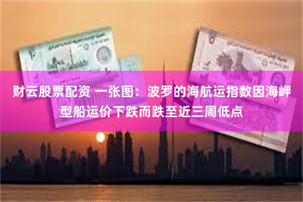 财云股票配资 一张图：波罗的海航运指数因海岬型船运价下跌而跌