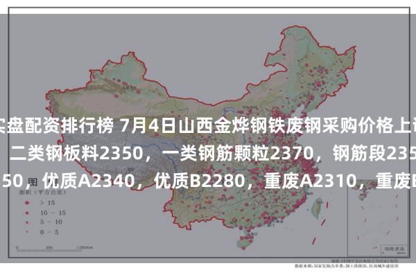 实盘配资排行榜 7月4日山西金烨钢铁废钢采购价格上调30：一