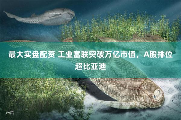 最大实盘配资 工业富联突破万亿市值，A股排位超比亚迪