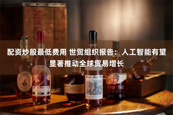 配资炒股最低费用 世贸组织报告：人工智能有望显著推动全球贸易